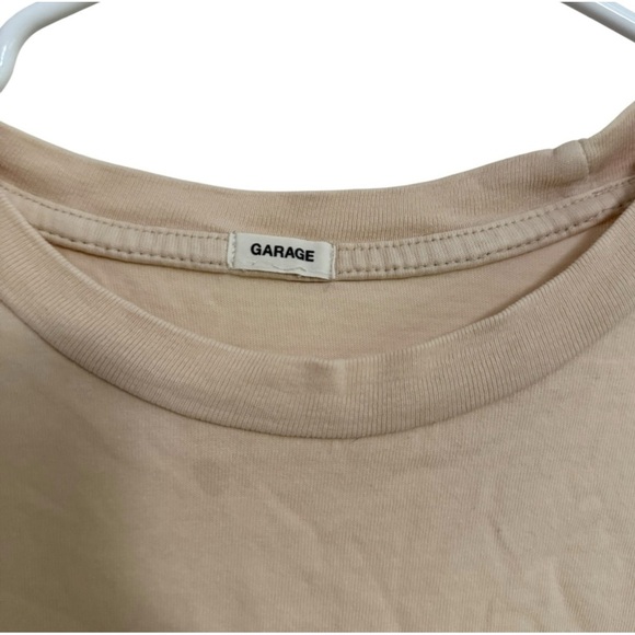 Garage West Coast Motorcycle Graphic Tee Beige Medium of Large - Picture 3 of 4